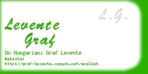 levente graf business card